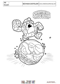 Skylanders boyama sayfaları